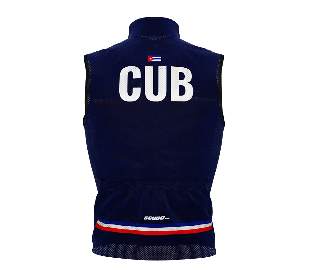 Wind Breaker Cycling Running Sports Vest Cuba Country Code for Men And Women