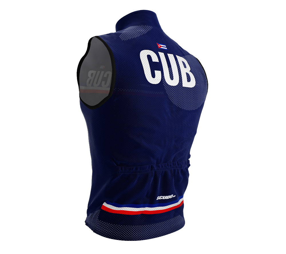 Wind Breaker Cycling Running Sports Vest Cuba Country Code for Men And Women