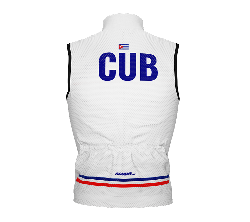 Wind Breaker Cycling Running Sports Vest Cuba Country Code for Men And Women