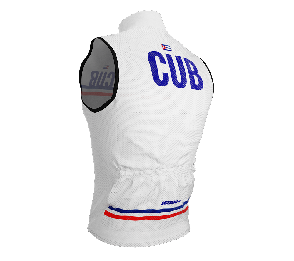 Wind Breaker Cycling Running Sports Vest Cuba Country Code for Men And Women