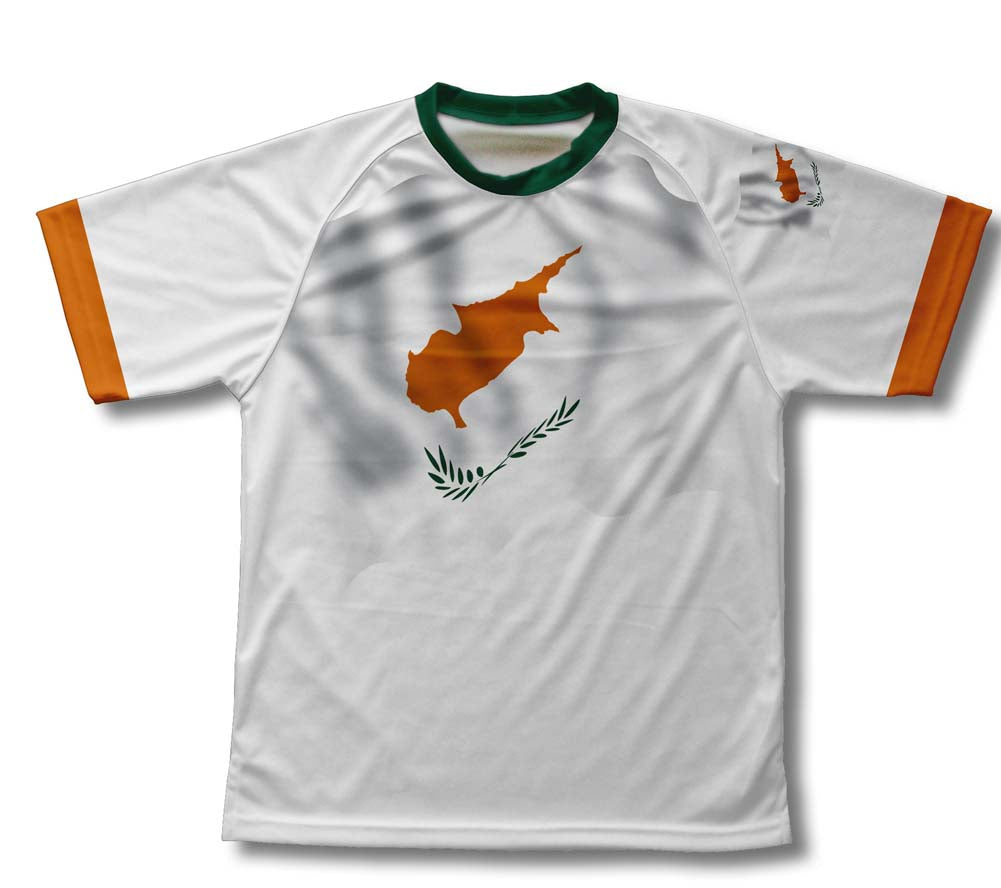 Cyprus Flag Technical T-Shirt for Men and Women