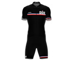 Dominican Republic Black Code Cycling Speedsuit for Men