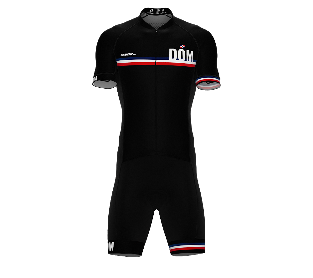Dominican Republic Black Code Cycling Speedsuit for Men