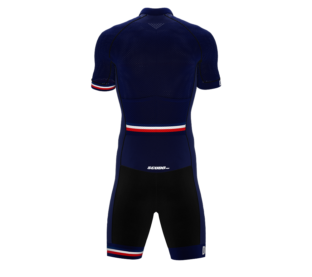 Dominican Republic Blue Code Cycling Speedsuit for Men