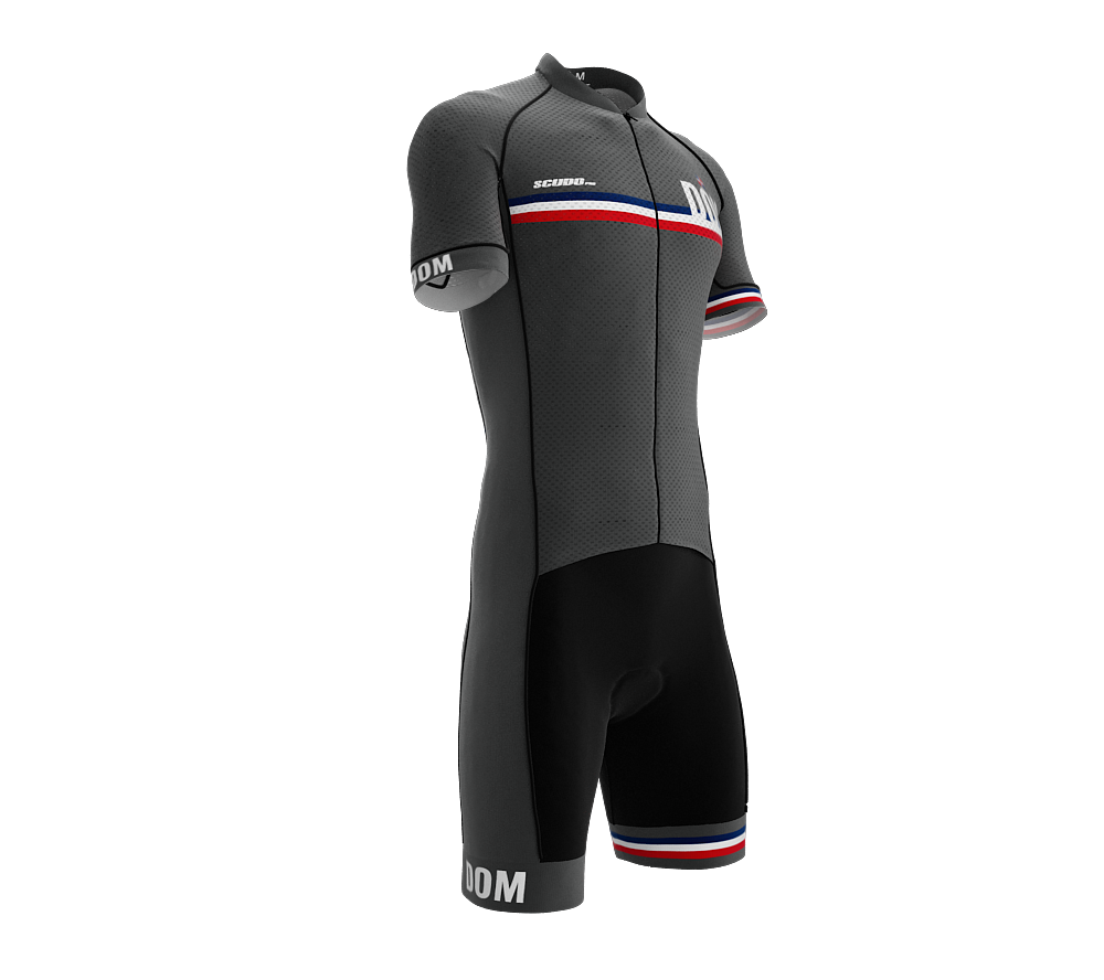 Dominican Republic Gray Code Cycling Speedsuit for Men