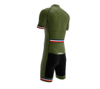 Dominican Republic Green Code Cycling Speedsuit for Men