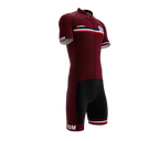 Dominican Republic Vine Code Cycling Speedsuit for Men