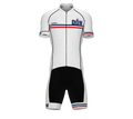 Dominican Republic White Code Cycling Speedsuit for Men