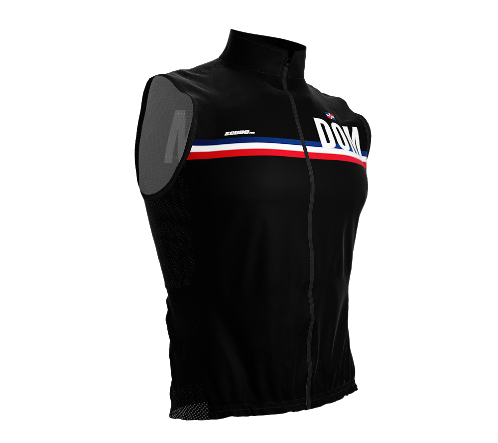 Wind Breaker Cycling Running Sports Vest Dominican Republic Country Code for Men And Women
