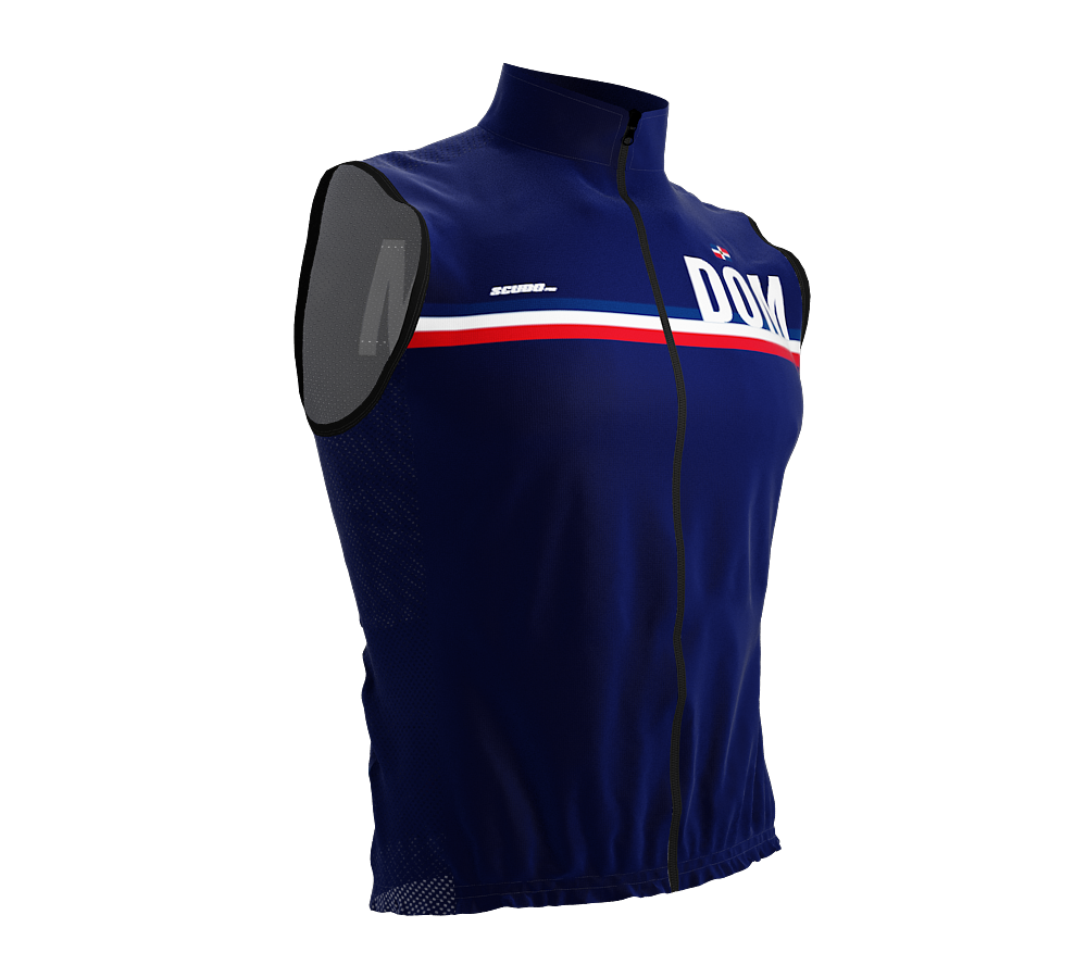 Wind Breaker Cycling Running Sports Vest Dominican Republic Country Code for Men And Women