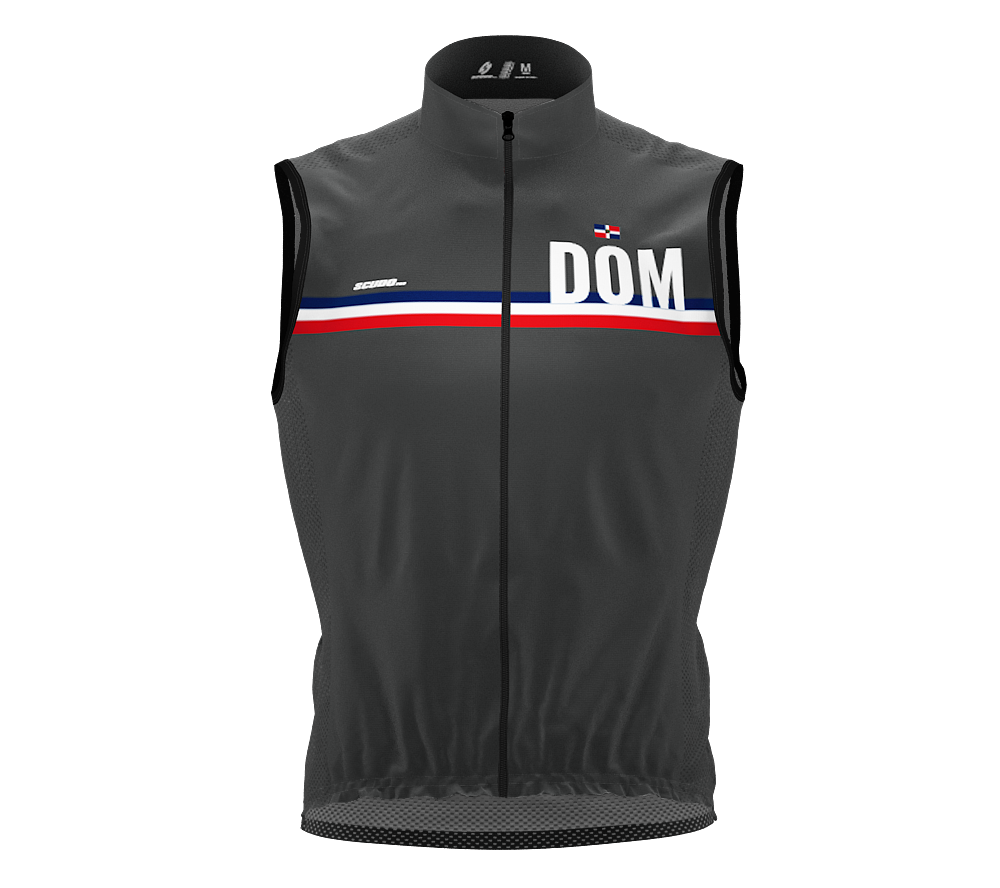 Wind Breaker Cycling Running Sports Vest Dominican Republic Country Code for Men And Women