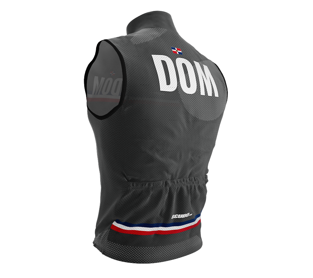 Wind Breaker Cycling Running Sports Vest Dominican Republic Country Code for Men And Women