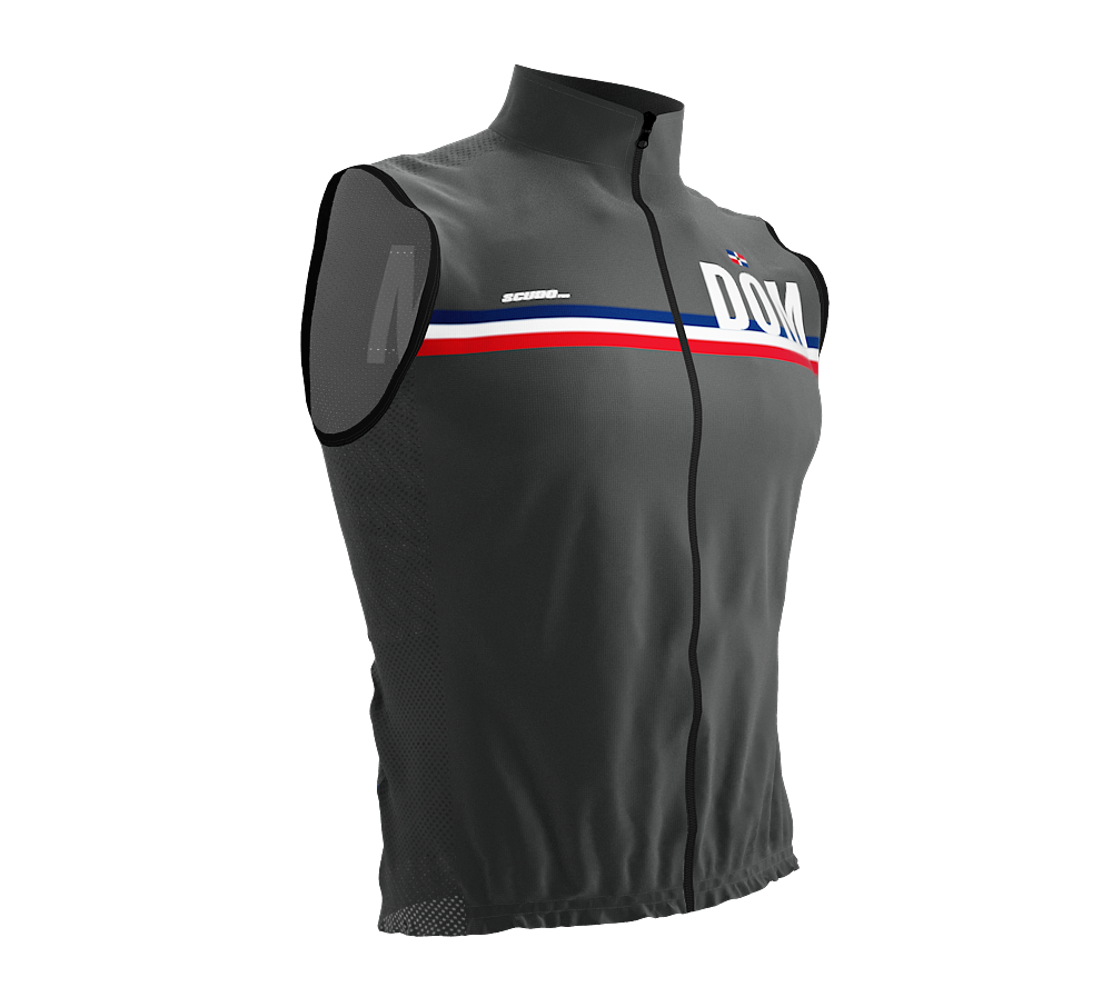 Wind Breaker Cycling Running Sports Vest Dominican Republic Country Code for Men And Women