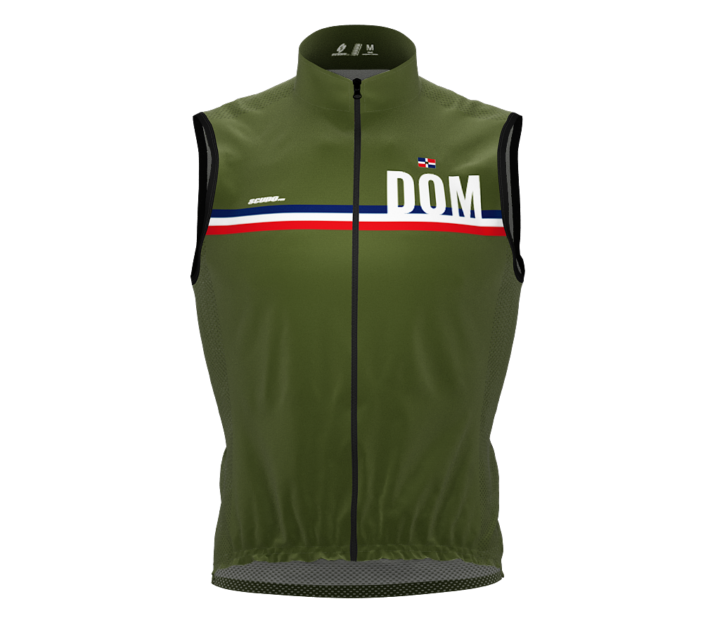Wind Breaker Cycling Running Sports Vest Dominican Republic Country Code for Men And Women