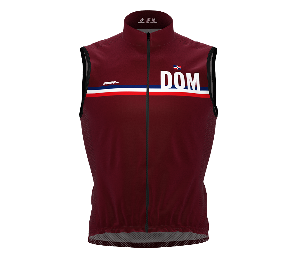 Wind Breaker Cycling Running Sports Vest Dominican Republic Country Code for Men And Women