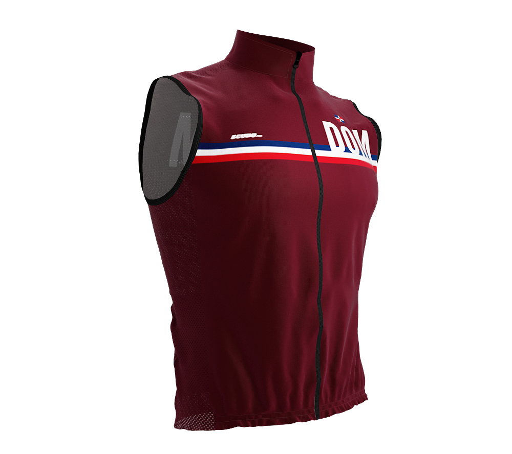 Wind Breaker Cycling Running Sports Vest Dominican Republic Country Code for Men And Women