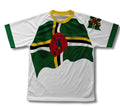 Dominica Flag Technical T-Shirt for Men and Women