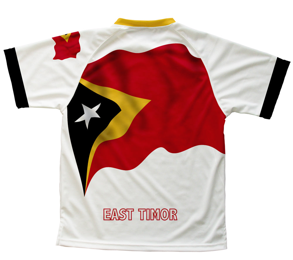 East Timor Flag Technical T-Shirt for Men and Women