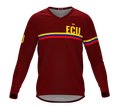 MTB BMX Cycling Jersey Long Sleeve Code Ecuador Vine for Men and Women