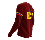 MTB BMX Cycling Jersey Long Sleeve Code Ecuador Vine for Men and Women