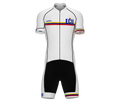 Ecuador White Code Cycling Speedsuit for Men