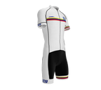 Ecuador White Code Cycling Speedsuit for Men