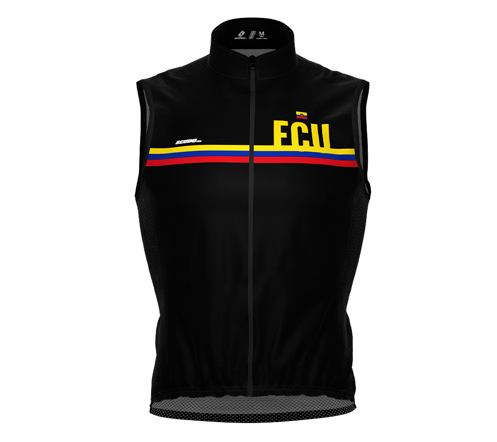 Wind Breaker Cycling Running Sports Vest Ecuador Country Code for Men And Women