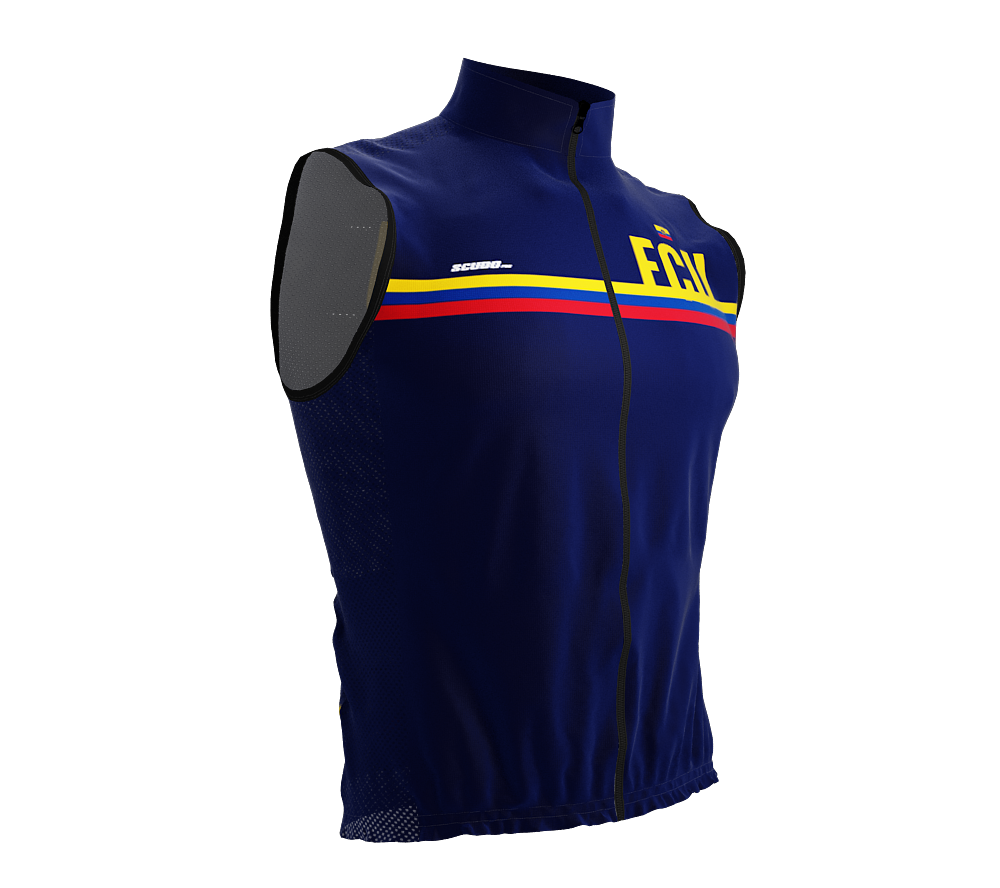 Wind Breaker Cycling Running Sports Vest Ecuador Country Code for Men And Women