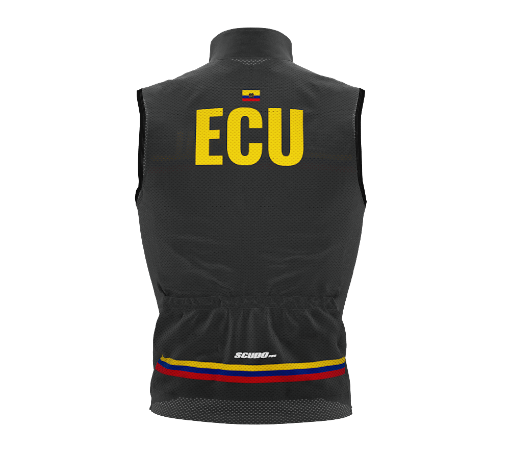 Wind Breaker Cycling Running Sports Vest Ecuador Country Code for Men And Women