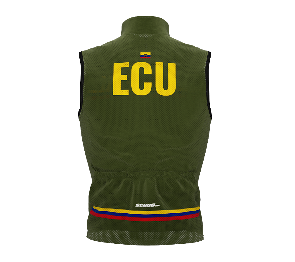 Wind Breaker Cycling Running Sports Vest Ecuador Country Code for Men And Women