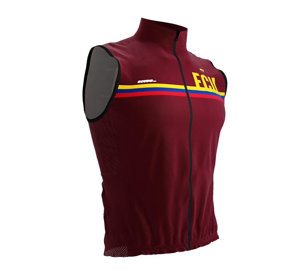 Wind Breaker Cycling Running Sports Vest Ecuador Country Code for Men And Women