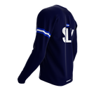 MTB BMX Cycling Jersey Long Sleeve Code El Salvador Blue for Men and Women