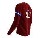 MTB BMX Cycling Jersey Long Sleeve Code El Salvador Vine for Men and Women