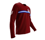 MTB BMX Cycling Jersey Long Sleeve Code El Salvador Vine for Men and Women