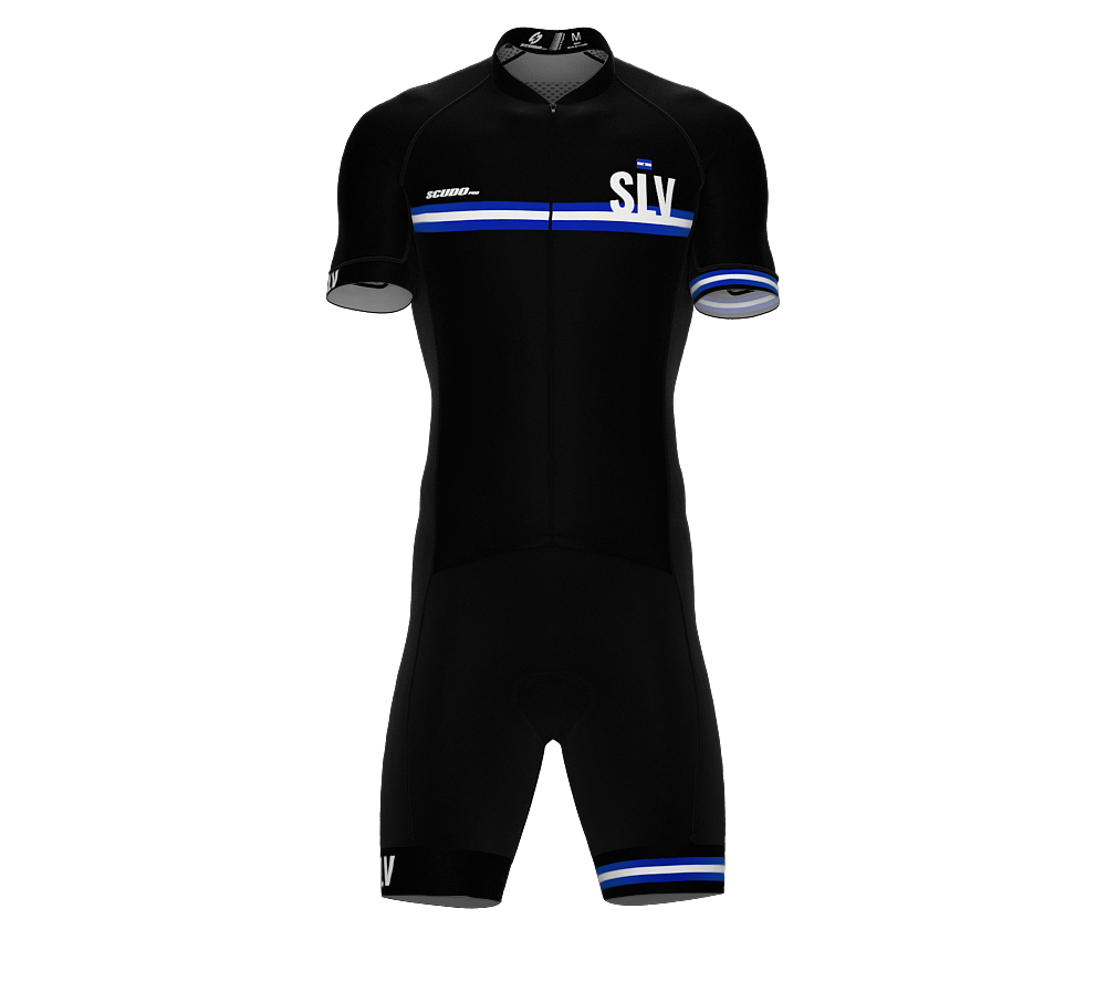 El Salvador Black Code Cycling Speedsuit for Men