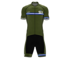 El Salvador Green Code Cycling Speedsuit for Men