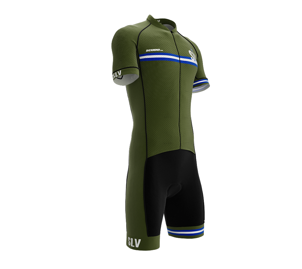El Salvador Green Code Cycling Speedsuit for Men