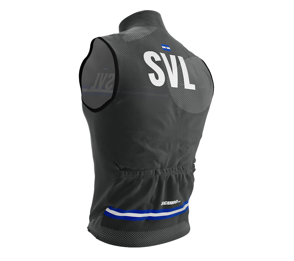Wind Breaker Cycling Running Sports Vest El Salvador Country Code for Men And Women