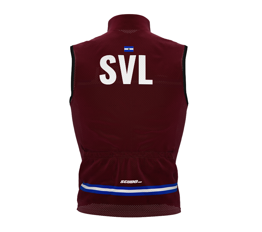 Wind Breaker Cycling Running Sports Vest El Salvador Country Code for Men And Women