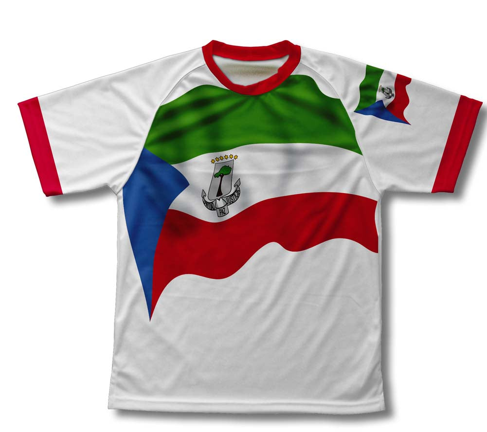 Equatorial Guinea Flag Technical T-Shirt for Men and Women