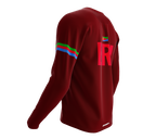 MTB BMX Cycling Jersey Long Sleeve Code Eritrea Vine for Men and Women