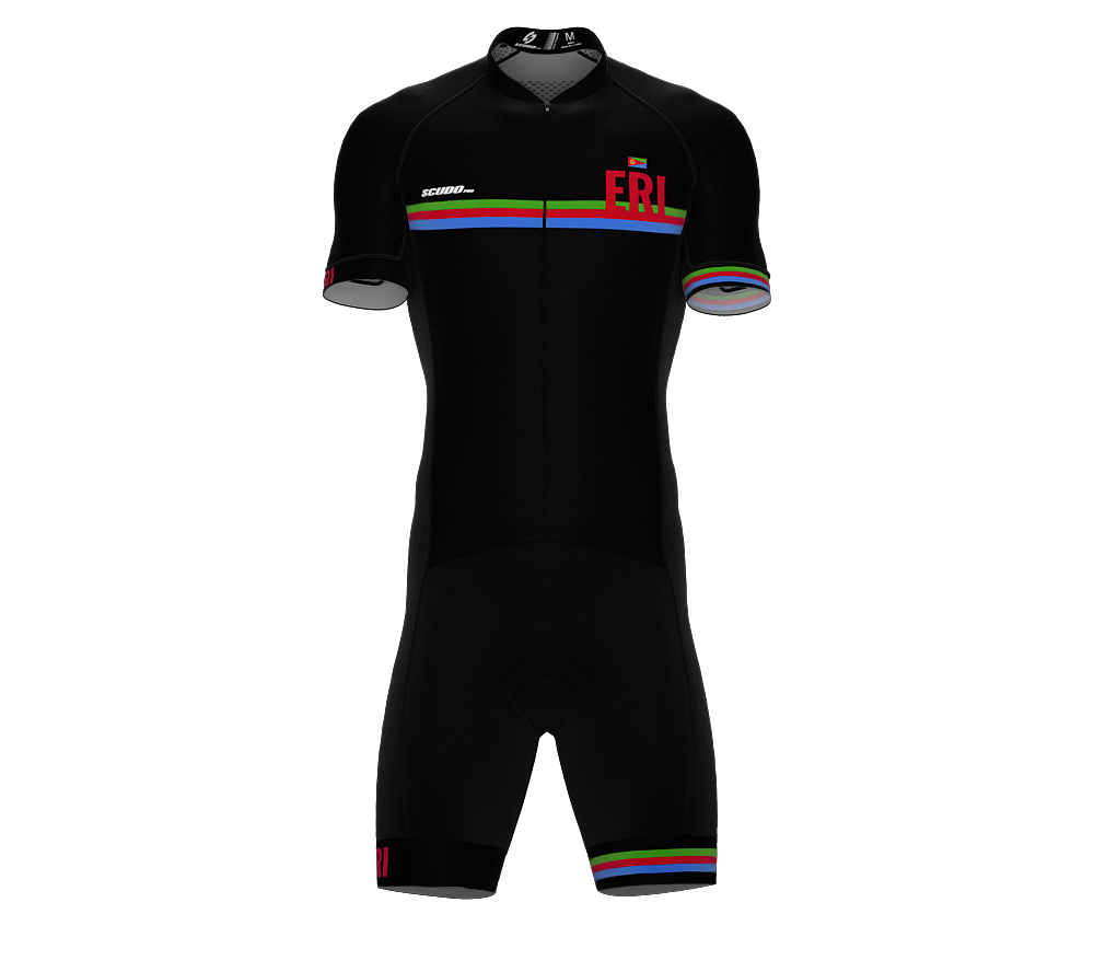 Eritrea Black Code Cycling Speedsuit for Men