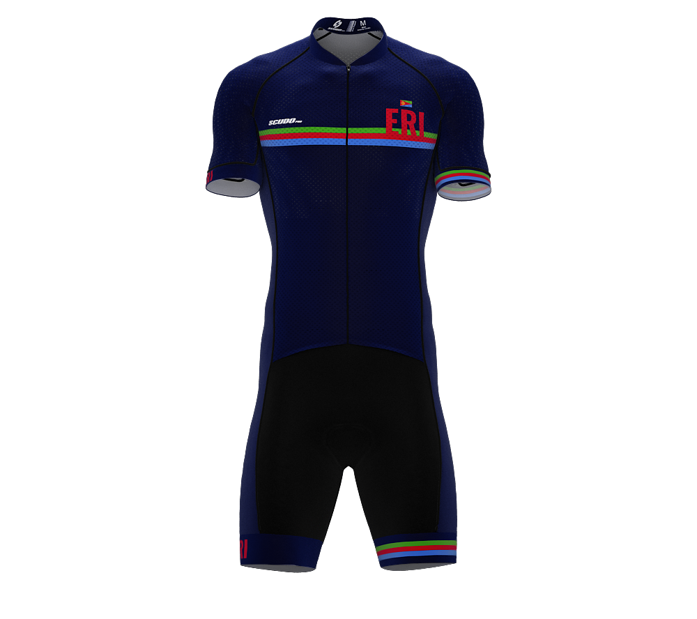 Eritrea Blue Code Cycling Speedsuit for Men