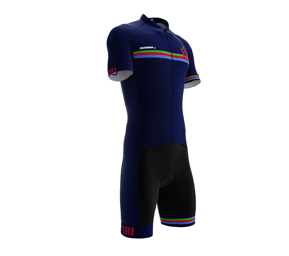 Eritrea Blue Code Cycling Speedsuit for Men