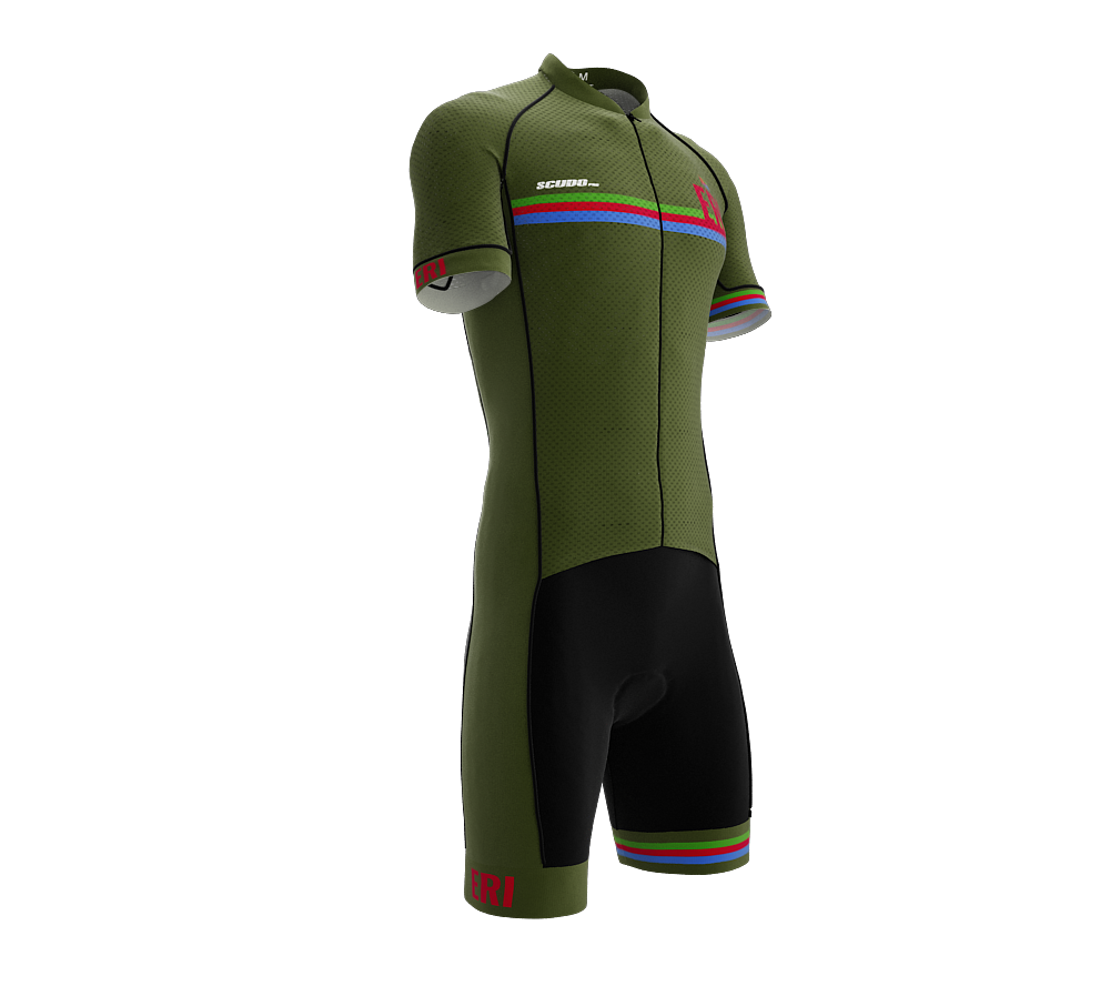 Eritrea Green Code Cycling Speedsuit for Men