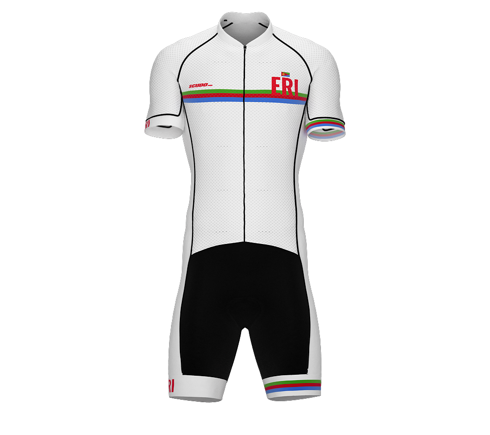 Eritrea White Code Cycling Speedsuit for Men