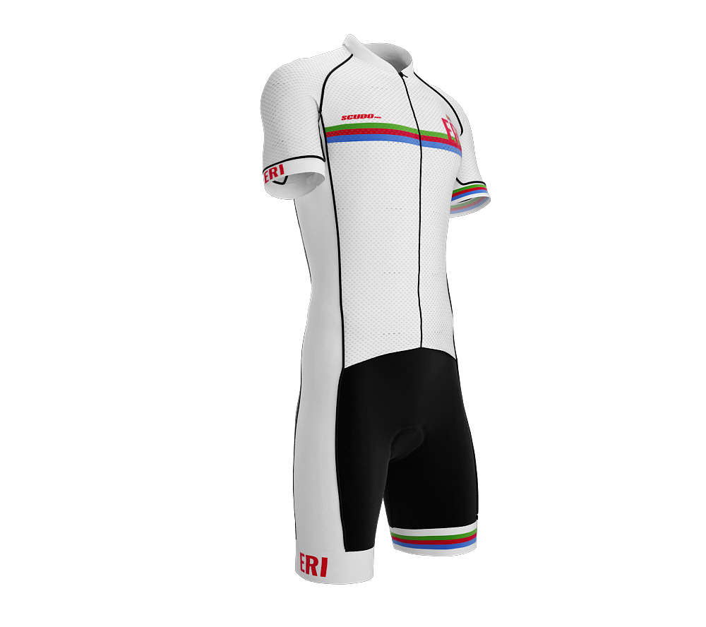 Eritrea White Code Cycling Speedsuit for Men