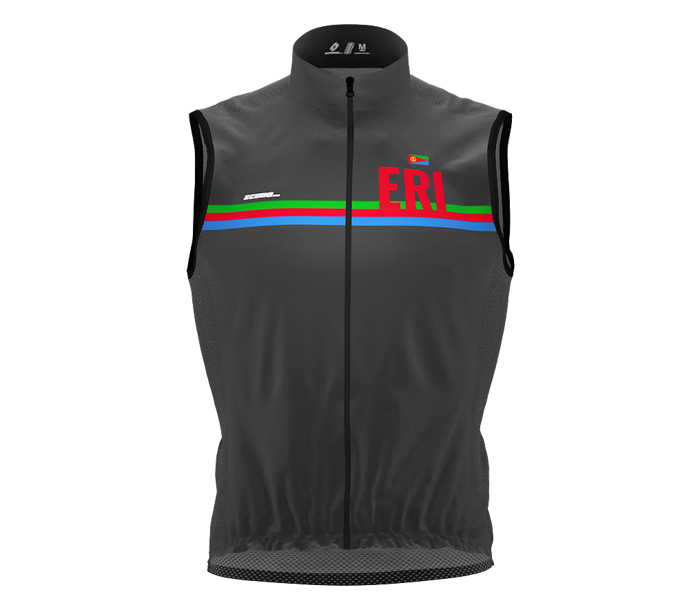 Wind Breaker Cycling Running Sports Vest Eritrea Country Code for Men And Women