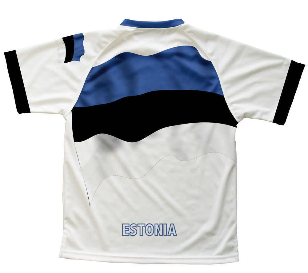 Estonia Flag Technical T-Shirt for Men and Women