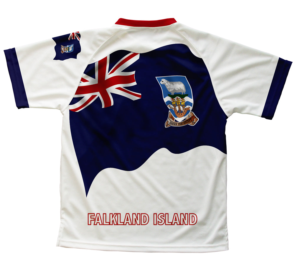 Falkland Islands Flag Technical T-Shirt for Men and Women